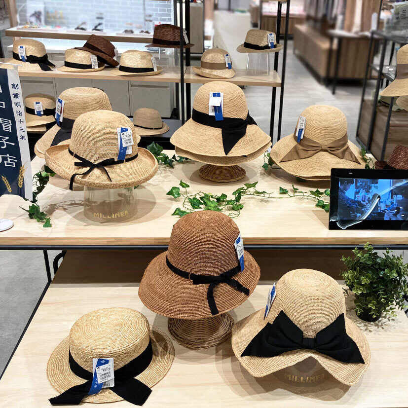 田中帽子店売場の様子